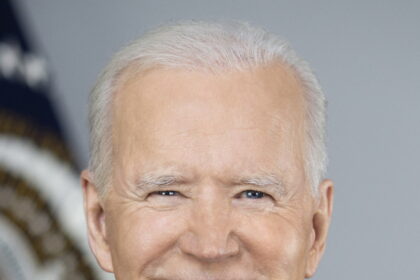 Official portrait of President Joe Biden, smiling in a suit and tie, representing his leadership as the 46th President of the United States