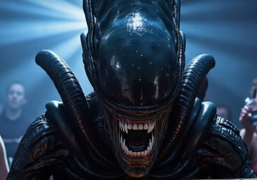 Terrifying Xenomorph from Alien: Earth TV Series Poster 2025