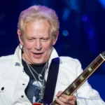 Don Felder performing live on stage before experiencing a medical emergency during the Rock Legends Cruise.