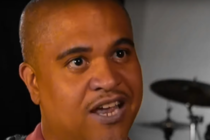 Close-up of Irv Gotti, founder of Murder Inc. Records, reflecting on his legacy in the music industry before his passing at age 54.